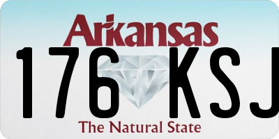 AR license plate 176KSJ
