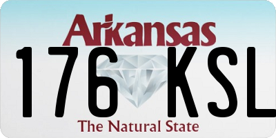AR license plate 176KSL