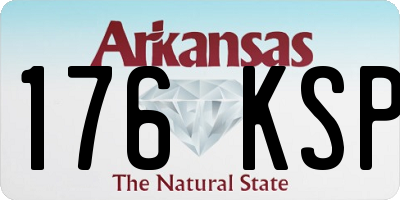 AR license plate 176KSP