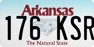 AR license plate 176KSR