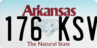 AR license plate 176KSV