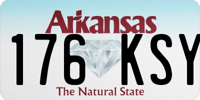 AR license plate 176KSY