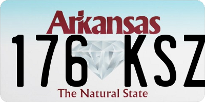 AR license plate 176KSZ