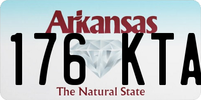 AR license plate 176KTA