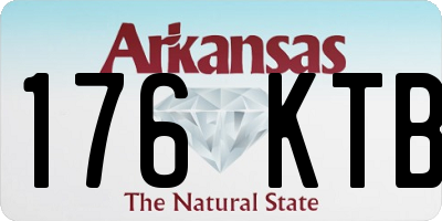 AR license plate 176KTB
