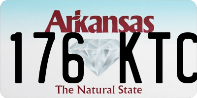 AR license plate 176KTC