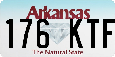 AR license plate 176KTF