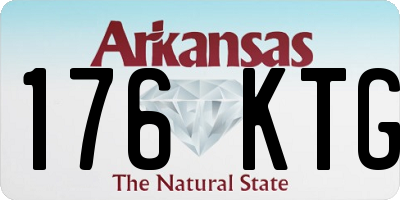 AR license plate 176KTG