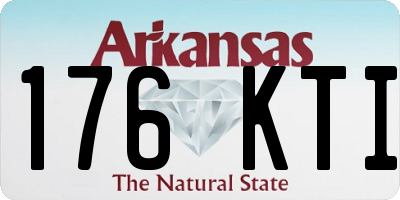 AR license plate 176KTI