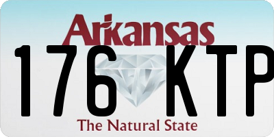 AR license plate 176KTP
