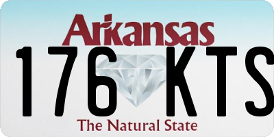AR license plate 176KTS