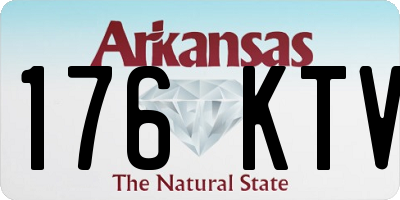 AR license plate 176KTV