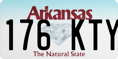 AR license plate 176KTY