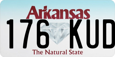 AR license plate 176KUD