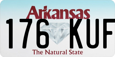 AR license plate 176KUF