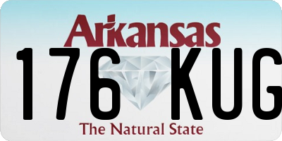 AR license plate 176KUG