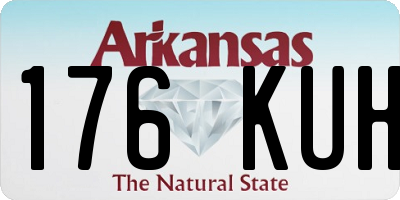 AR license plate 176KUH