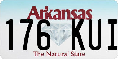 AR license plate 176KUI