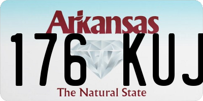 AR license plate 176KUJ