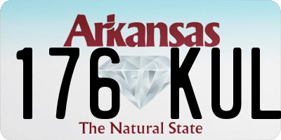 AR license plate 176KUL