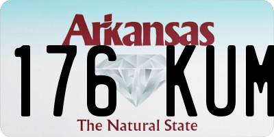 AR license plate 176KUM