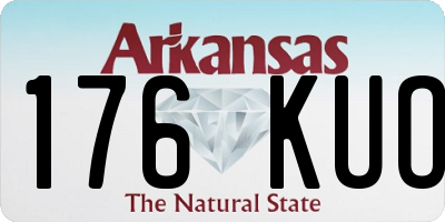 AR license plate 176KUO