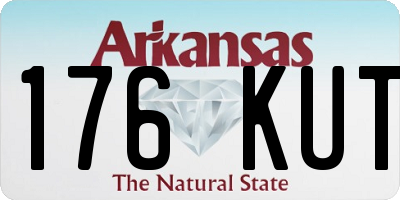 AR license plate 176KUT