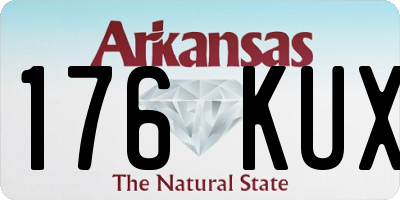 AR license plate 176KUX