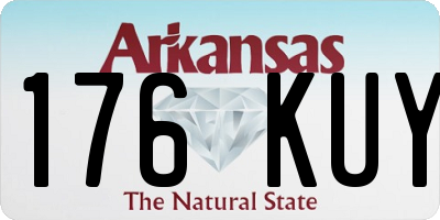 AR license plate 176KUY