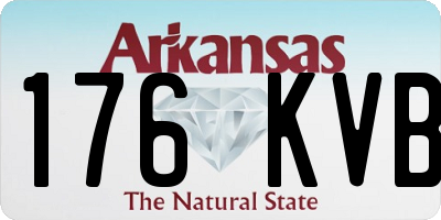AR license plate 176KVB