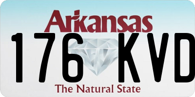 AR license plate 176KVD