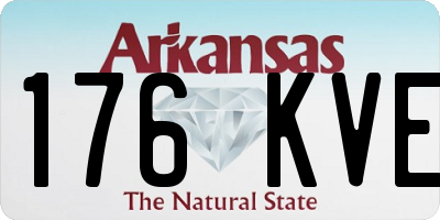 AR license plate 176KVE