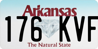 AR license plate 176KVF