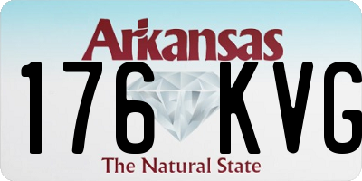 AR license plate 176KVG