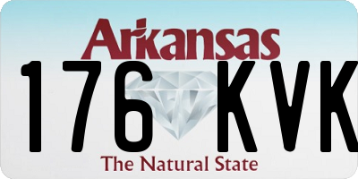AR license plate 176KVK