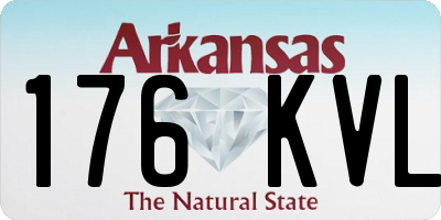 AR license plate 176KVL
