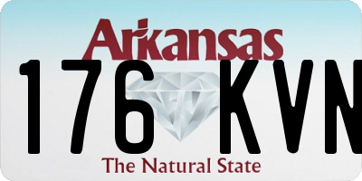 AR license plate 176KVN