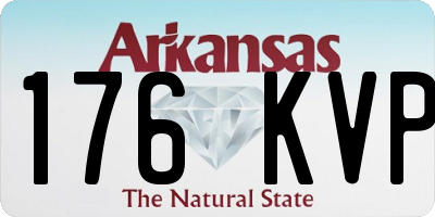 AR license plate 176KVP