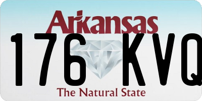 AR license plate 176KVQ