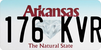 AR license plate 176KVR