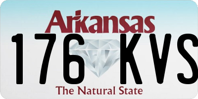 AR license plate 176KVS