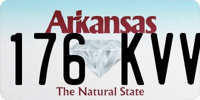 AR license plate 176KVV