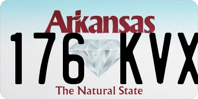 AR license plate 176KVX