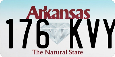 AR license plate 176KVY