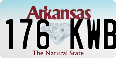AR license plate 176KWB