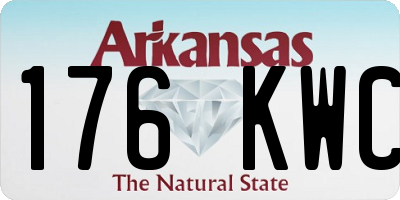 AR license plate 176KWC