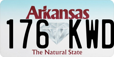 AR license plate 176KWD