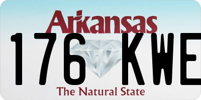 AR license plate 176KWE