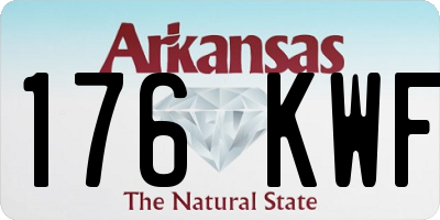 AR license plate 176KWF