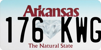 AR license plate 176KWG